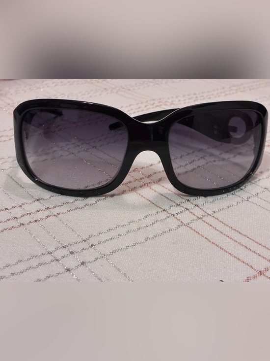 Dolce & Gabbana Accessories - Dolce & Gabbana Black Sunglasses with Crystal DG Logo
